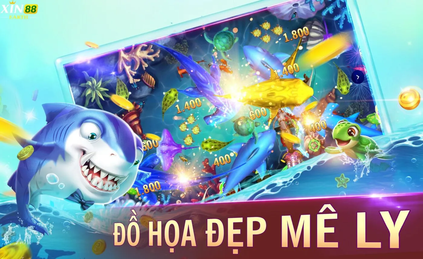 Bắn Cá 2D Siêu Hấp Dẫn Tại Xin88 2025 3 Chọn đạn theo cá để tăng cơ hội thắng khi chơi bắn cá 2D