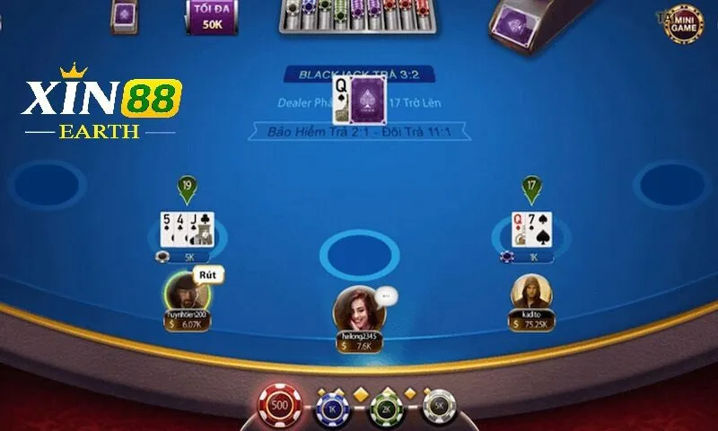 Bài BlackJack- Game Bài Đang Hot Của Xin88 2025 3 Những mẹo chơi game bài BlackJack nhanh thắng