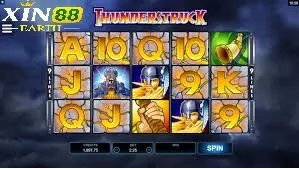 Quay hũ Thunderstruck Tại Xin88 Cực Hay 2025 1 Giới thiệu về game nổ hũ Thunderstruck
